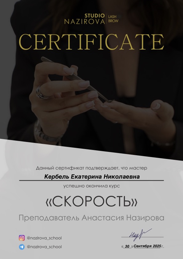 Повышение квалификации "Скорость"